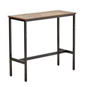 Bar Table Height Pub Table Cocktail Coffee Counter Kitchen Dining 39x16x35.5 in
