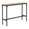 Bar Table Height Pub Table Cocktail Coffee Counter Kitchen Dining 55x15x39 in