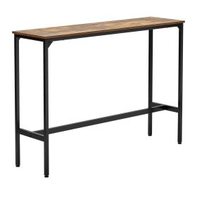 Bar Table Height Pub Table Cocktail Coffee Counter Kitchen Dining 55x15x39 in
