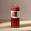 Rustic Pillar Candle (3" x 7") Elegant & Long-Lasting Wax Candle for Home DÃ©cor Warm Glow for Relaxation
