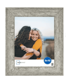 Mainstays 8x10 Rustic Gray Decorative Tabletop Picture Frame