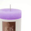 Rustic Pillar Candle 3"x5" Purple
