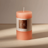 Rustic Pillar Candle 3"x5" Pink