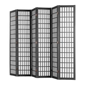Room Divider, 6 Panel Japanese Room Divider, Folding Privacy Screen Indoor, Portable Partition Dividers and Decoration Screens, for Room Separation