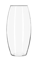 Libbey Clear Glass 10" Bala Floral Vase