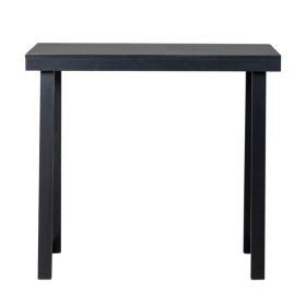 35.8 Inch Solid Wood Console Table for Entryway, Sofa Table Narrow Entryway Table for Hallway, Behind The Couch, Living Room, Foyer, Black