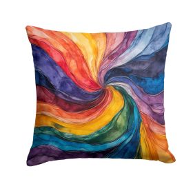 Gay Mosaic of Pride Throw Pillow Machine Washable, Indoor Outdoor Decorative Pillow for Couch, Bed or Patio, 18Hx18W