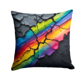 Resilience Pride Throw Pillow Machine Washable, Indoor Outdoor Decorative Pillow for Couch, Bed or Patio, 18Hx18W