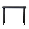 43.3 Inch Solid Wood Console Table for Entryway, Sofa Table Narrow Entryway Table for Hallway, Behind The Couch, Living Room, Foyer, Black