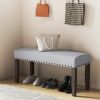 42.5 Inch Upholstered Entryway Bench End of Bed Bench