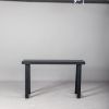 35.8 Inch Solid Wood Console Table for Entryway, Sofa Table Narrow Entryway Table for Hallway, Behind The Couch, Living Room, Foyer, Black