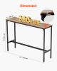 Bar Table Height Pub Table Cocktail Coffee Counter Kitchen Dining 55x15x39 in