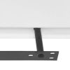Wall Shelf Set of 2 White MDF