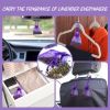 Jue-Fish Lavender Sachet, Fragrance Car Bundle Pocket Deodorizer Perfume Bag Car Load Home Closet Shoe Cabinet Toilet