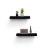 Floating Shelves 15.75" Wall Mounted Wood Shelves for Bathroom, Bedroom, Living Room, Kitchen