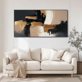 Gold Dreamy Art 3D Colorful Abstract Colorful Textured Wall Art Vibrant Chic Room Wall Art Calming Boho Painting Living Room Decor (style: 01, size: 70x140cm)