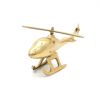 Aluminum Airplane Decorative Sculpture-Home Decor Statue-Accent Figurine Helicopter-10X3.25X5"