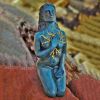 Smurfs Self Healing Series Salvation Goddess Sculpture Resin Crafts Home Courtyard Decoration Car Gifts