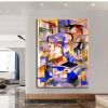Hand Oil Painting Guitar On Abstract Original Abstract Painting Original Oil Painting Abstract Wall Art Canvas Living Room Decoration